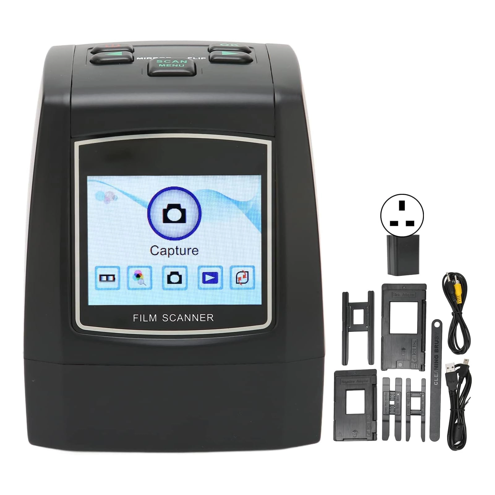 Film Scanner - 32G SD Card Storage 2.36" LCD Screen