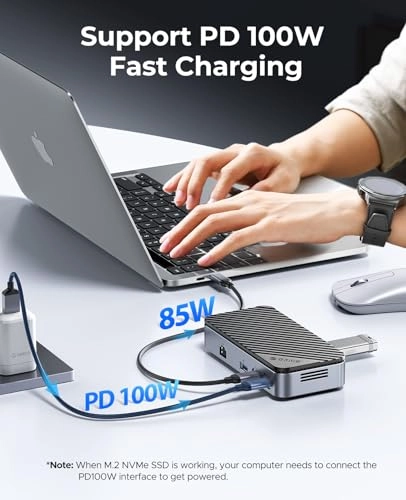 MiniLink - Mac mini M4 Aluminium USB C Hub SSD Housing for M.2 NVMe/SATA