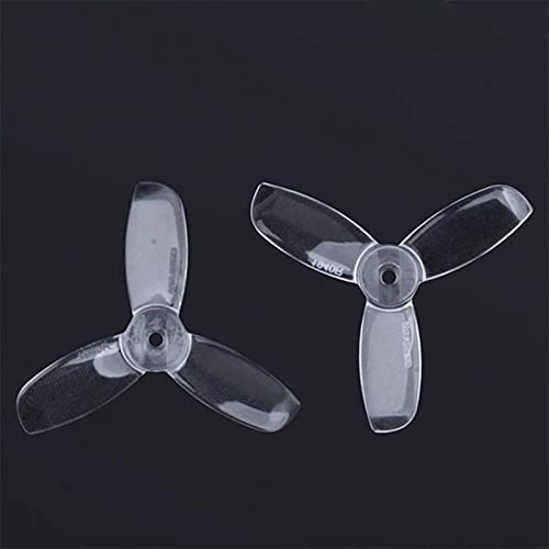 3-Blade Square Hole PC Propeller - 2inch 4Pairs Clear
