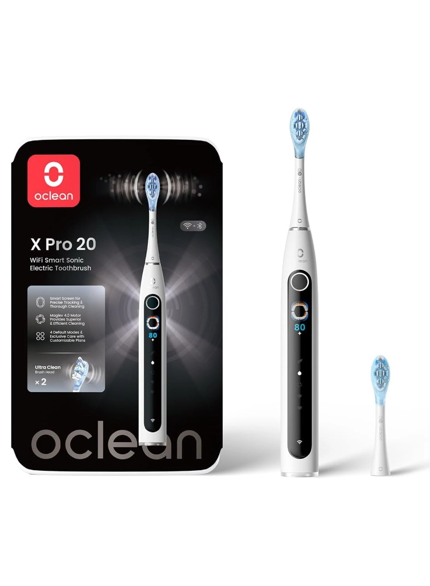 Oclean X Pro 20 - Smart Display 84,000 Movements