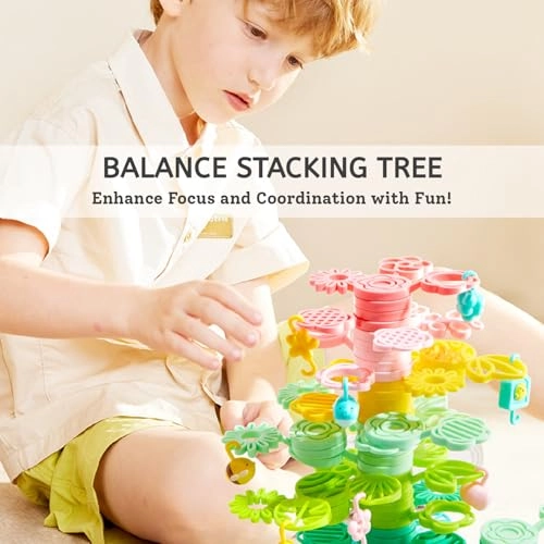 Floral Balance Blocks - 6 - 12 years 82 pieces