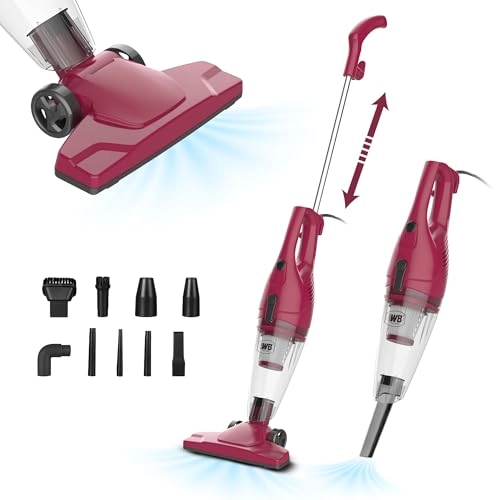 2-in-1 Handheld Stick Vacuum Cleaner - 600W 17000Pa 0.8L