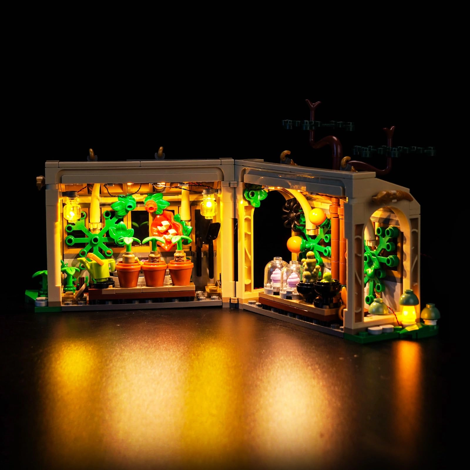 BrickBling 76445 Herbology Class - LED Light Set Compatible with Lego Hogwarts Castle