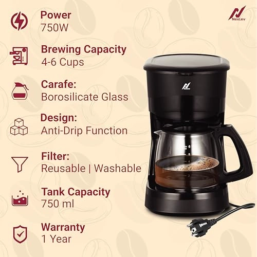 CF-01 - 6Cups Warming Plate Borosilicate Glass