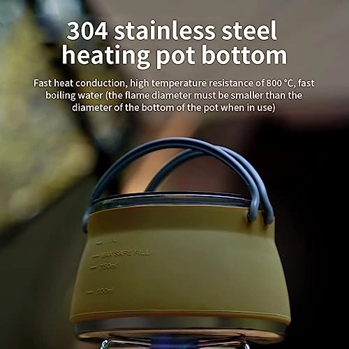 Folding Silicone Kettle - 1 Liter