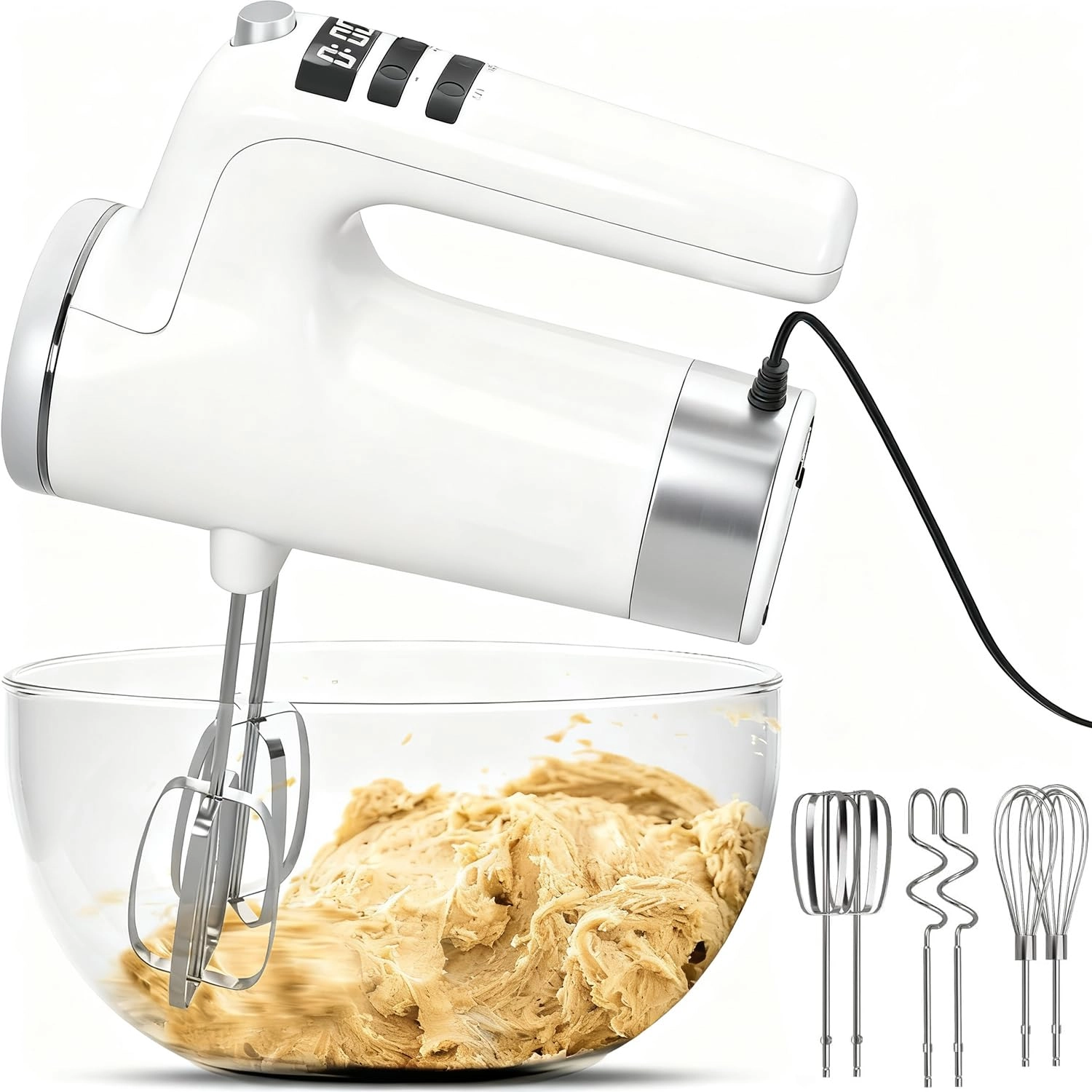 Angju Hand Mixer - 9 Speed Digital Display