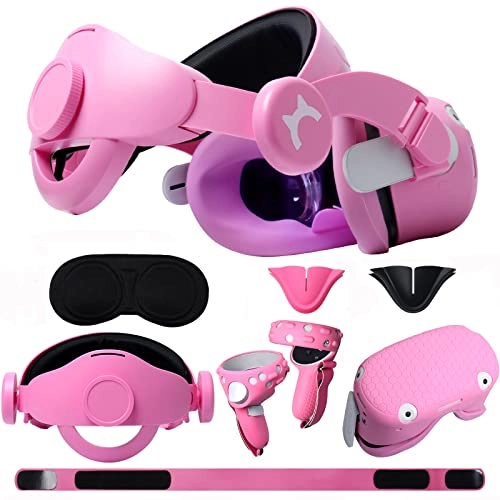 Adjustable Headband - Compatible for Quest 2 Pink 2