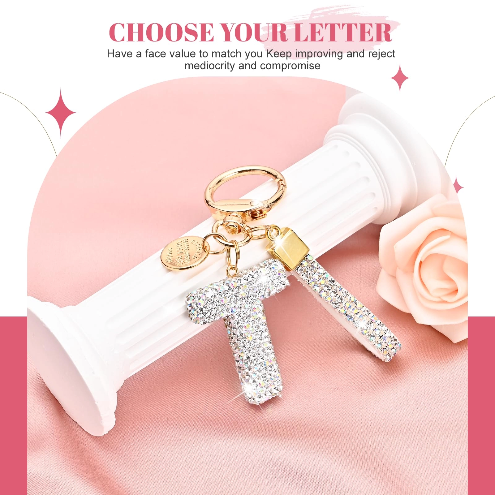 Initial Letter Keychain