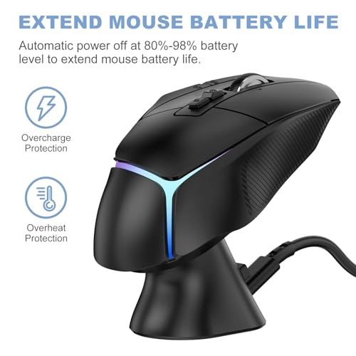 Mouse Charging Dock - G Pro X Superlight G502 G703 G903 Compatible USB