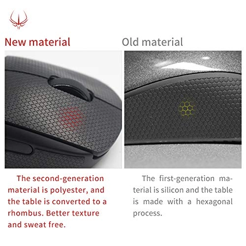 2.0 Plus Anti Slip Mouse Grip Tape - Compatible with Razer Viper/Viper 8KHz / Viper Ultimate Sweat Resistant