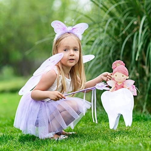 Tooth Fairy Doll Anastasia 43.18 cm Plush - Pink Outfit Wings