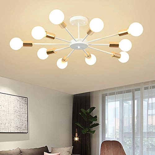 Modern Sputnik Chandeliers - Dimmable