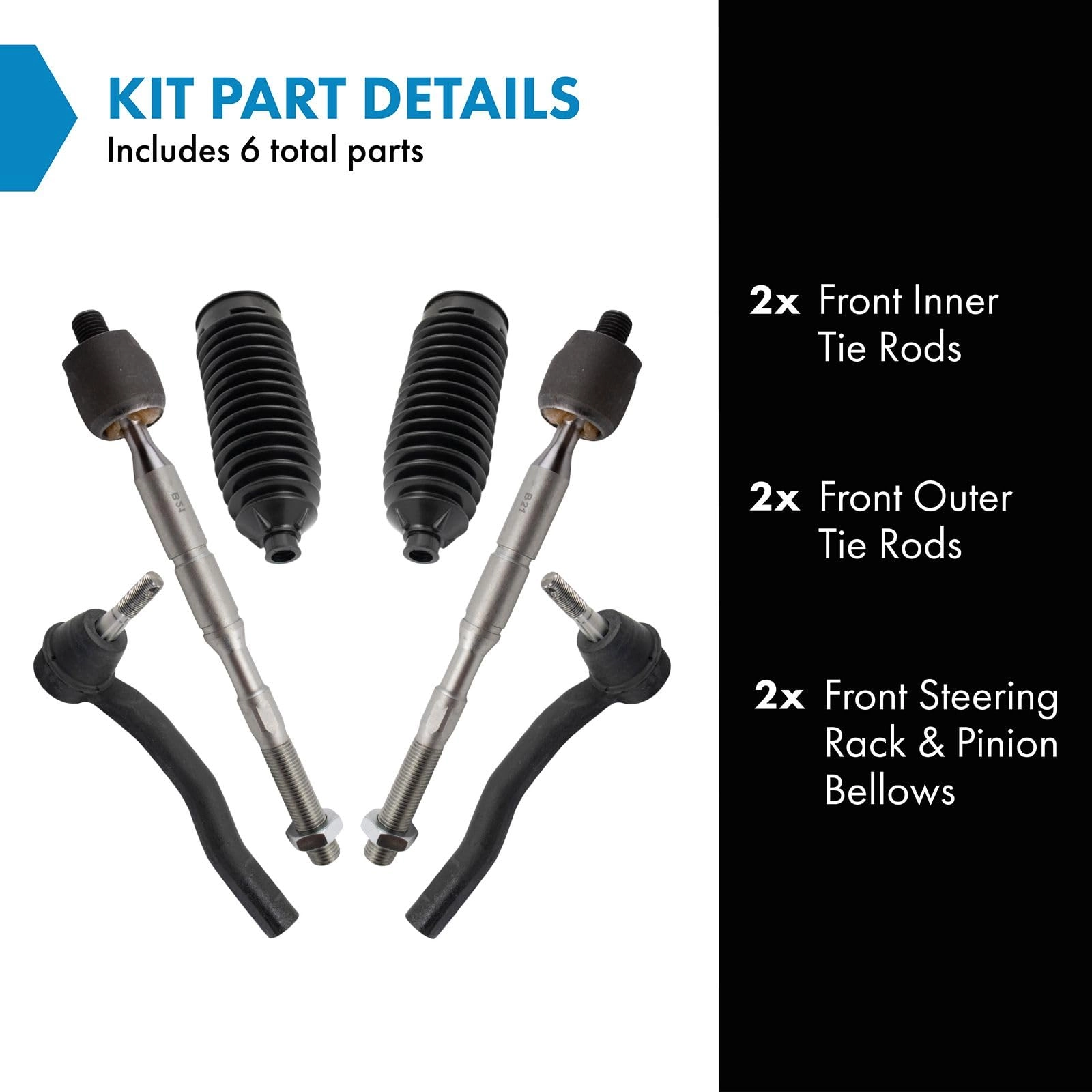 PSA37305 - 6 Piece Steering Kit