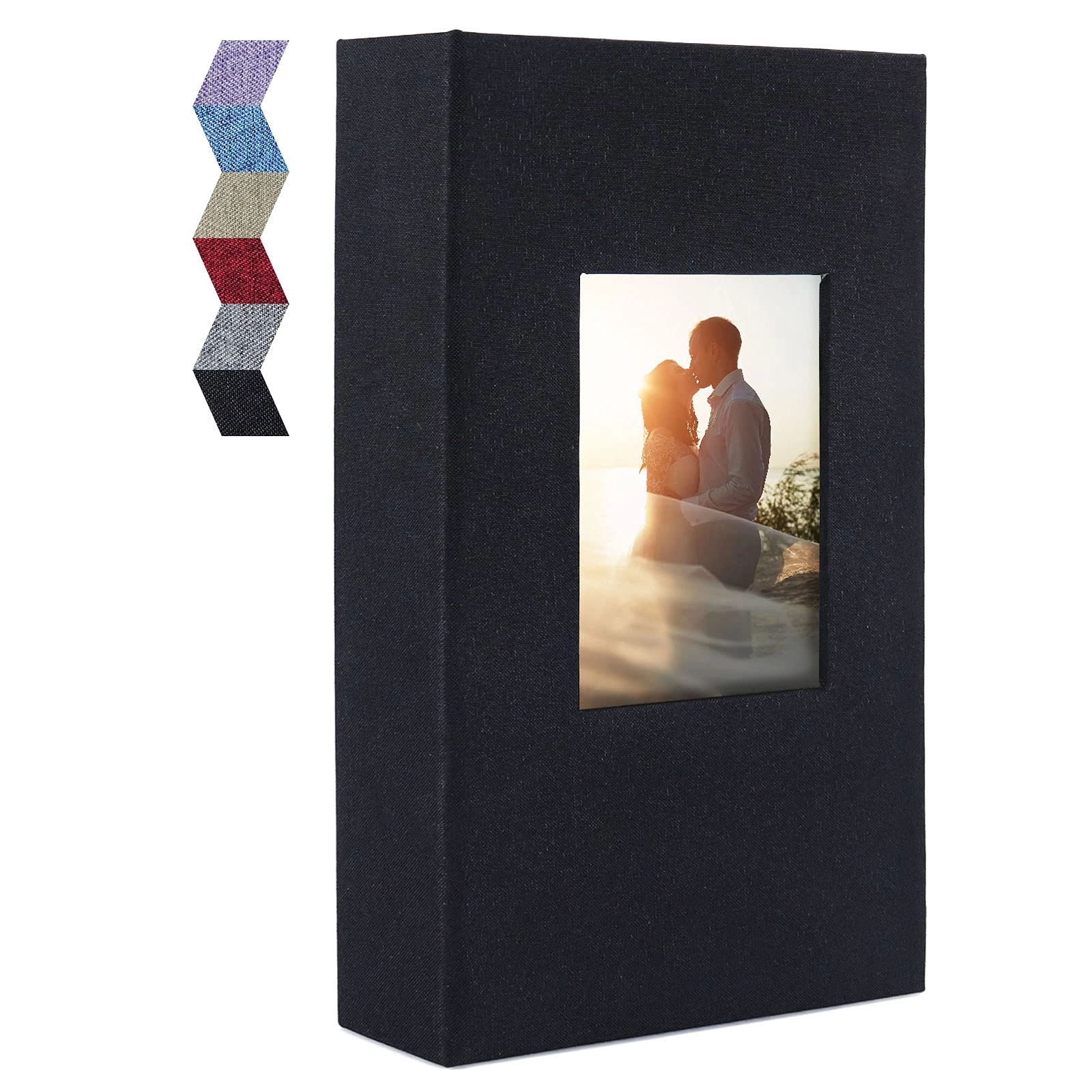 Vienrose 4x6" 300 Pockets Fabric Photo Album