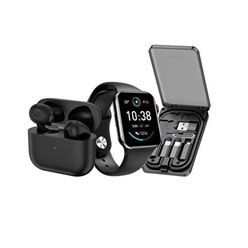 Smart Watch - Bluetooth Heart Rate Monitor + Earbud + Multi Travel Box