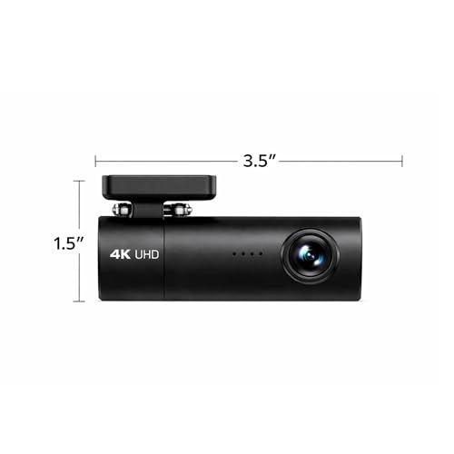 Sulfar Dash Cam UHD,APP Control Dash Camera for Cars with Night Vision,Car Dash Cam Front with G-Sensor,Loop Recording,24H Parking Model,330 Rotatable lens record front or inside,Support 512G