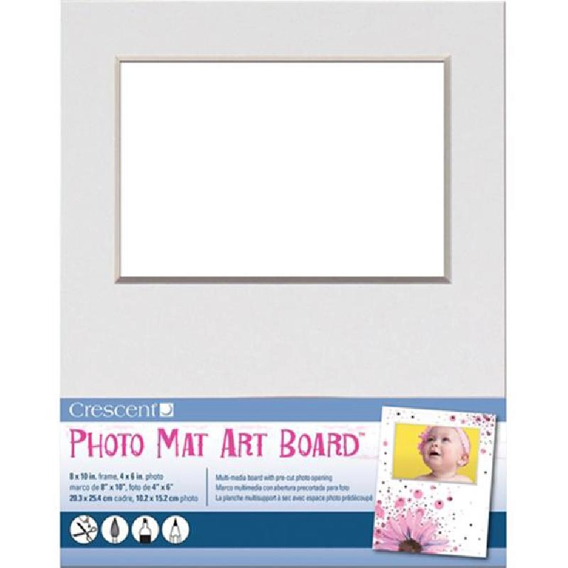 Crescent Photo Mat Photo Frame - 8 X 10 in