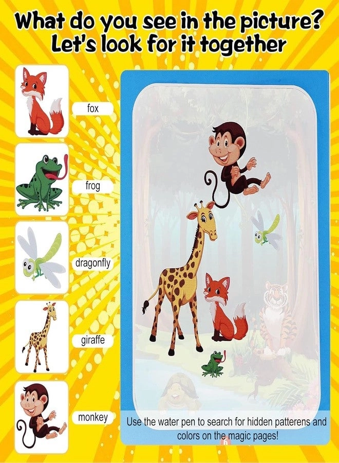 Reusable Magic Water Book - 12 Pcs Magic Pen