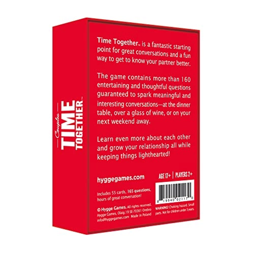 Time Together Couples Game - Card Game