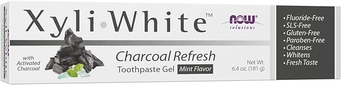 Now Xyliwhite Charcoal Refresh Mint Toothpaste 2 years and older 181 g