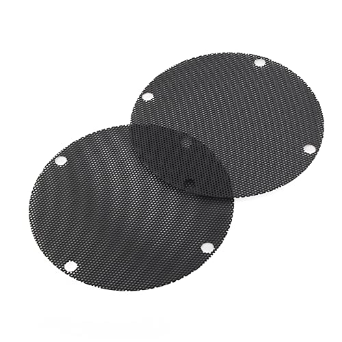 Zhisheng Motorcycle Iron Mesh Speaker Grills - Rear 2PCS Black