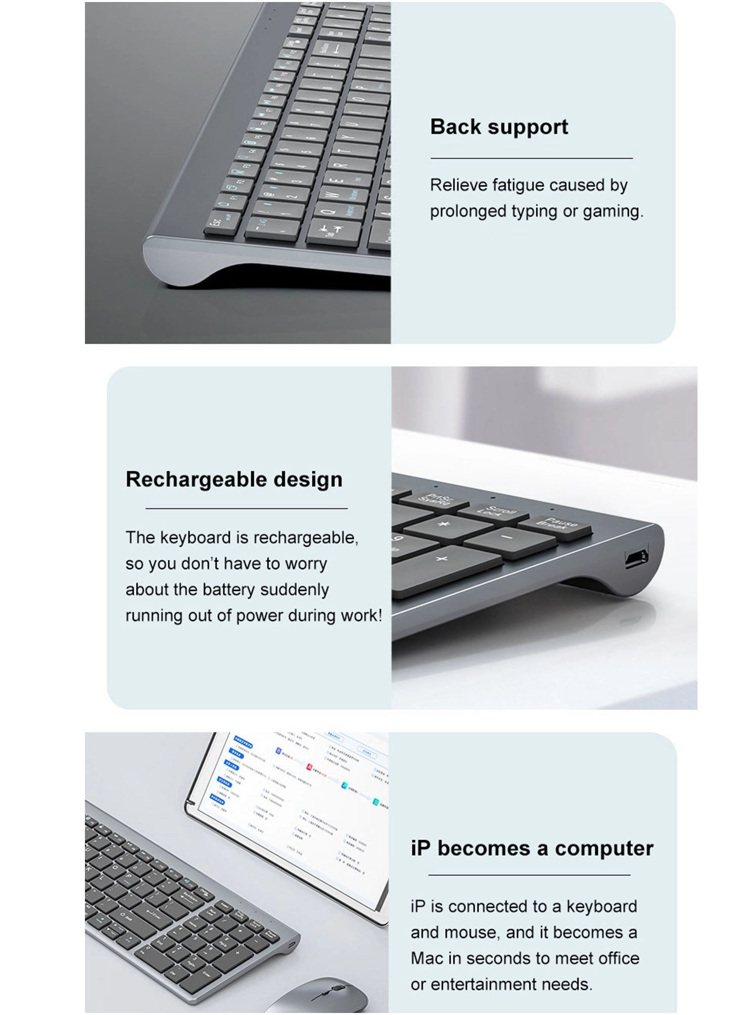 Keyboard + Mouse - EN Wireless