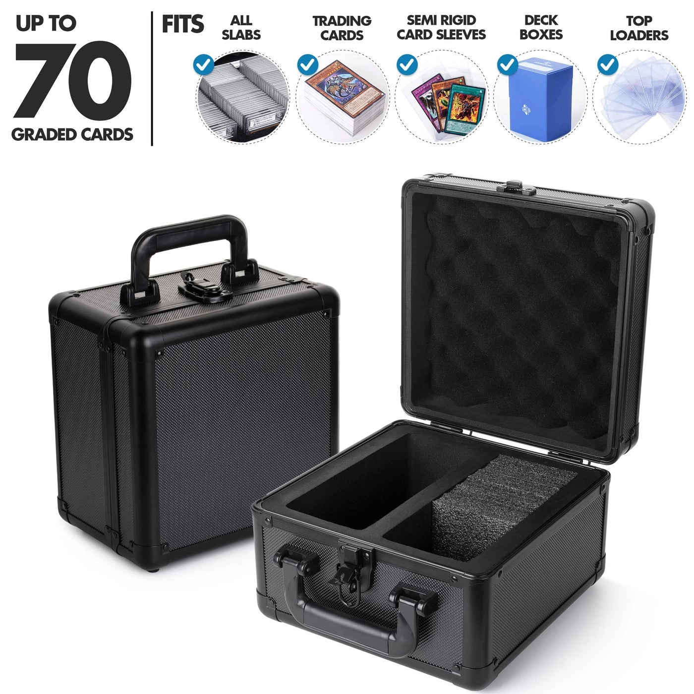 Toploader Storage Box - Up to 70+ top loaded cards