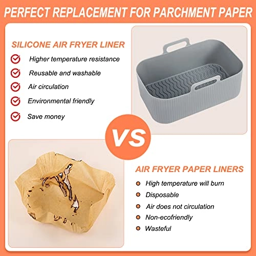Air Fryer Silicone Liner - Silicone 2PCS
