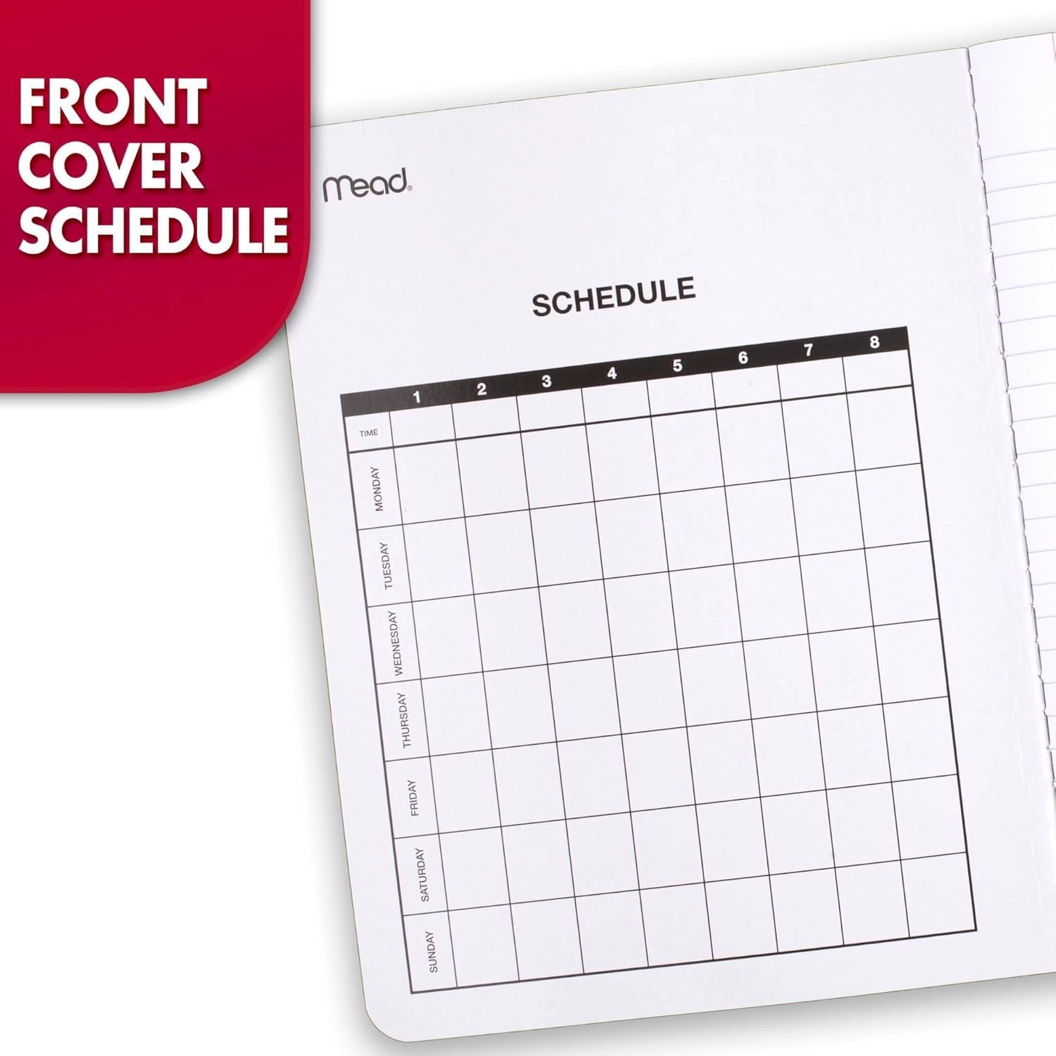 Composition Notebook 7-1/2" x 9-3/4" Softcover - Lined 100 Sheets
