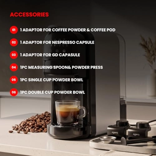 OG1400EC - Digital Touch Control Multi-Capsule Compatible Self-Cleaning