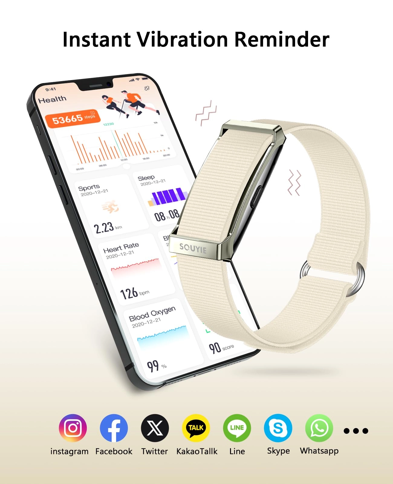 DS10 - 170+ Sports Modes 24H Sleep Tracker