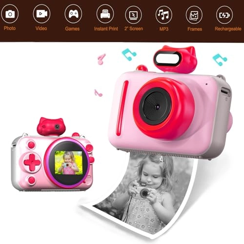 WJ-PO5F-V3.0 - Instant Print 1080P Pink