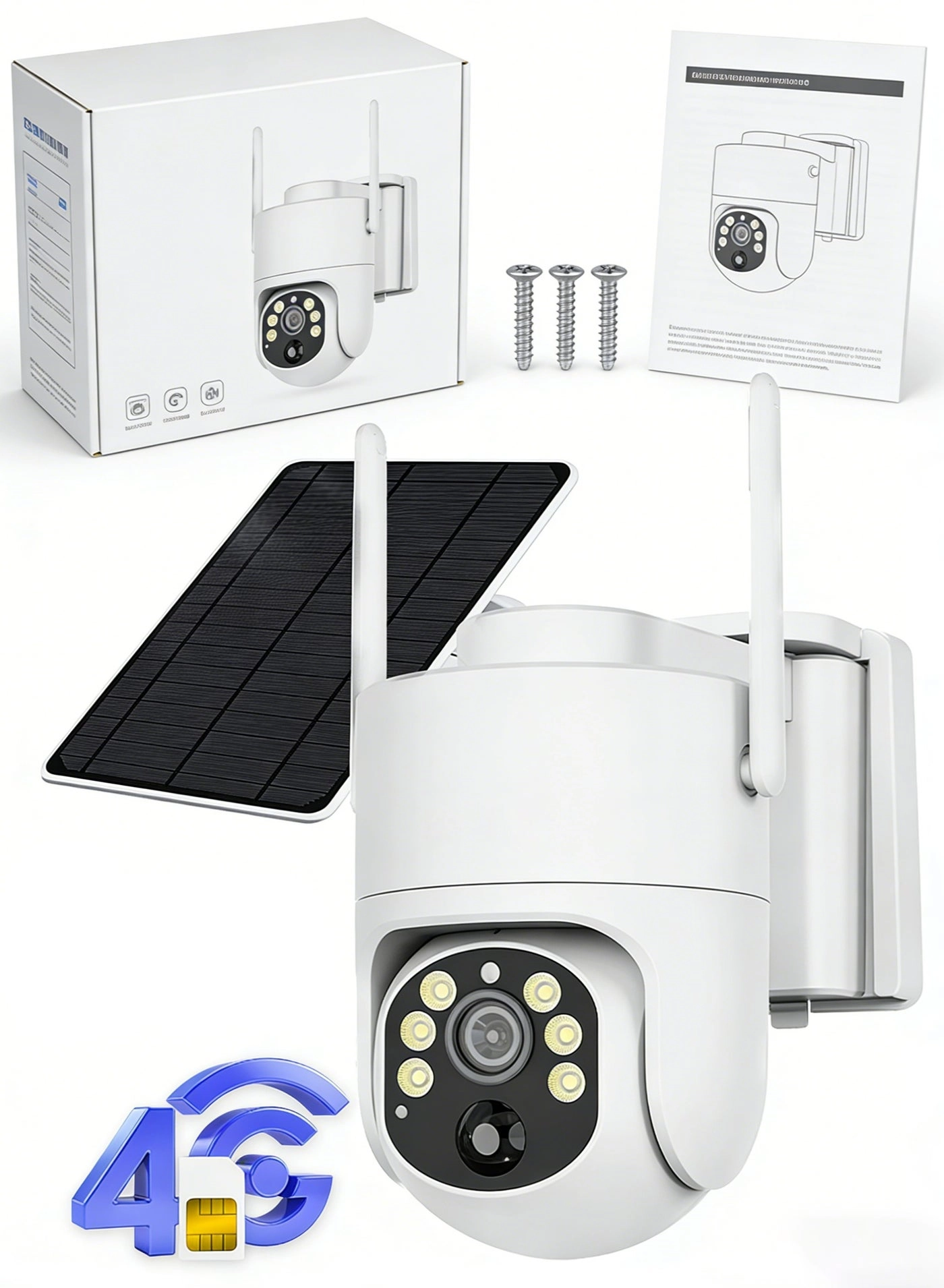 Solar 4G Dual-Lens Security Camera