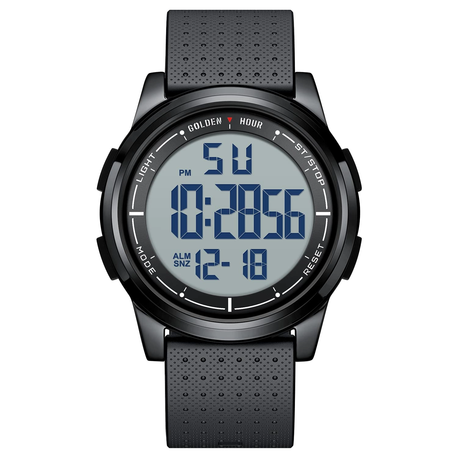 Ultra-Sottile Minimalista Sport Impermeabile Orologi Digitali 43mm Alloy Steel