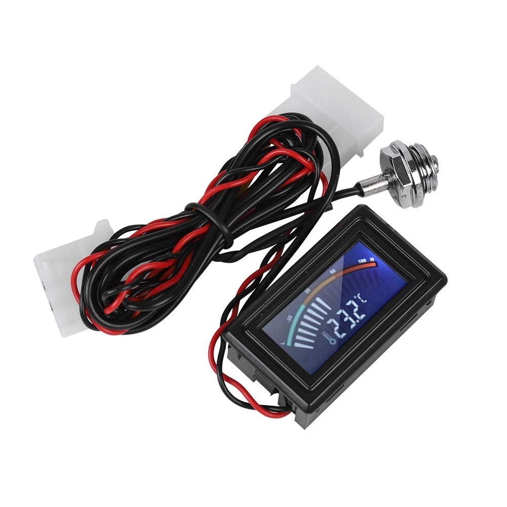 Pointer Display Thermometer - with Probe G1/4 Thread Water Cooling