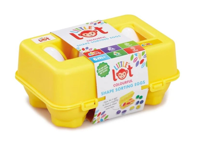 ADDO Little Lot Shape Sorting Eggs - 3 years+ 6 pieces