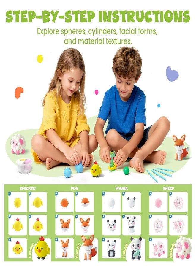 Air Dry Clay - Ultra Light Foam Modeling Kit 12pcs.
