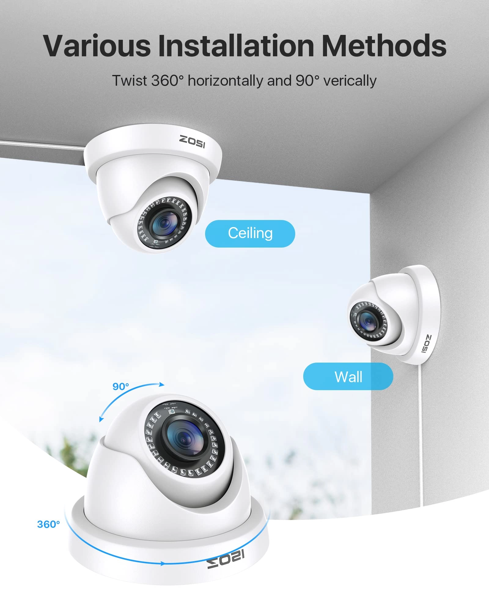 Security Dome Camera 1080P