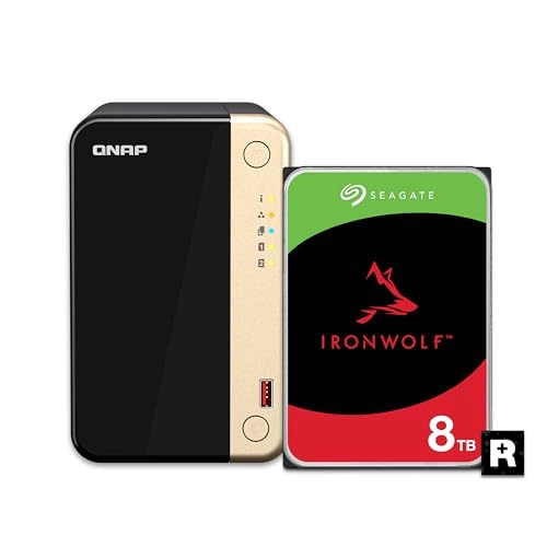 TS-264 + IronWolf 2-Bay 8TB - Seagate IronWolf HDD Bundle