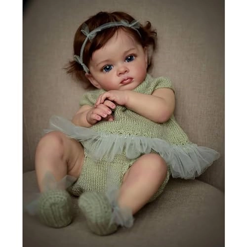Reborn Baby Doll - 21 Inch Silicone Vinyl Weighted Body