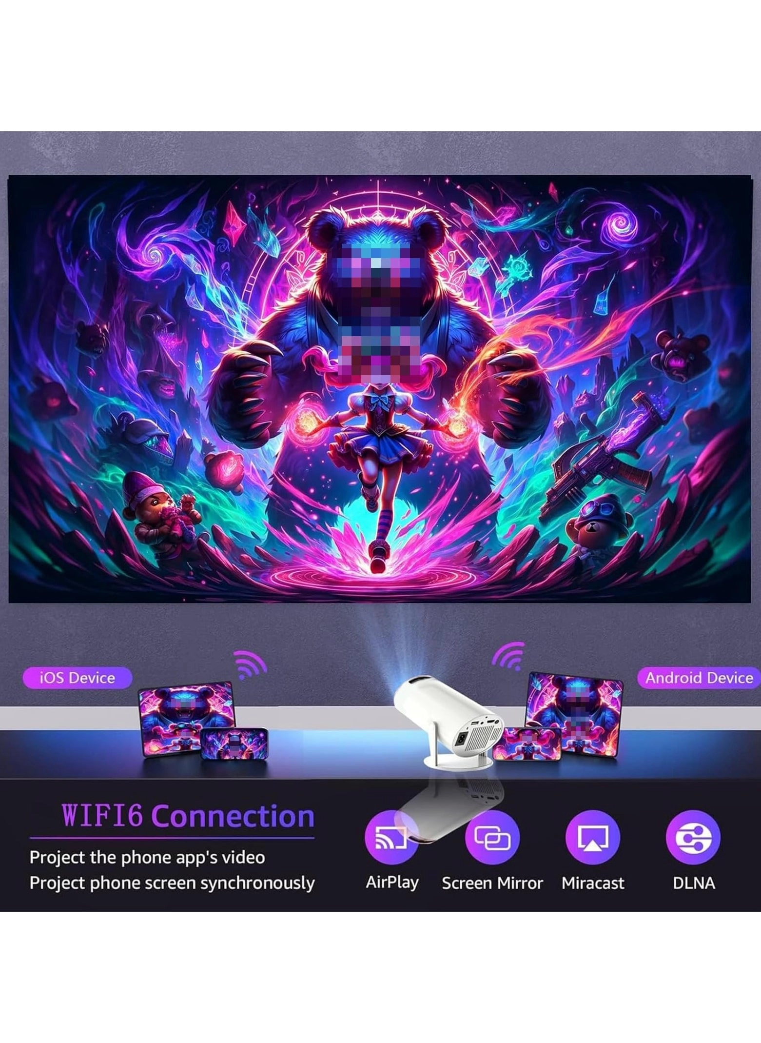 Arcade Vision Smart HD Projector DVY035