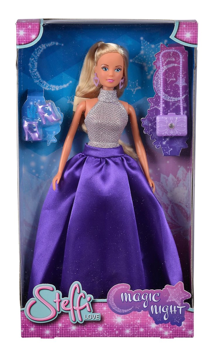 Steffi Love Dressing Doll - 29cm Purple Ages 3+