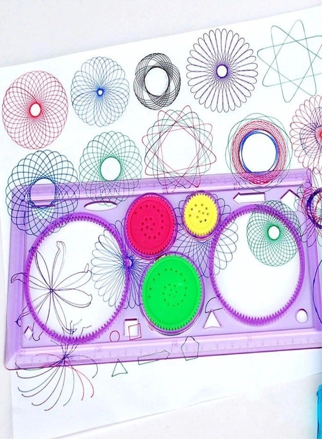 Creative Mandala Spirograph - Ten In One 4 Scale+ Pen