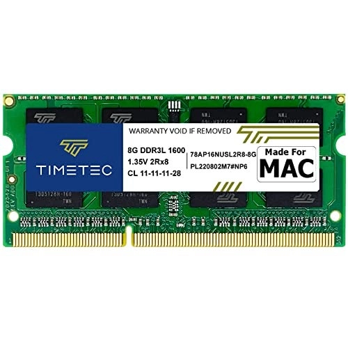 Timetec DDR3L 1600MHz PC3L-12800 - 8GB 1600MHz 204-Pin