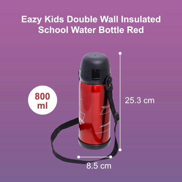Insulated School Water Bottle Vacuum Insulated 800 ml