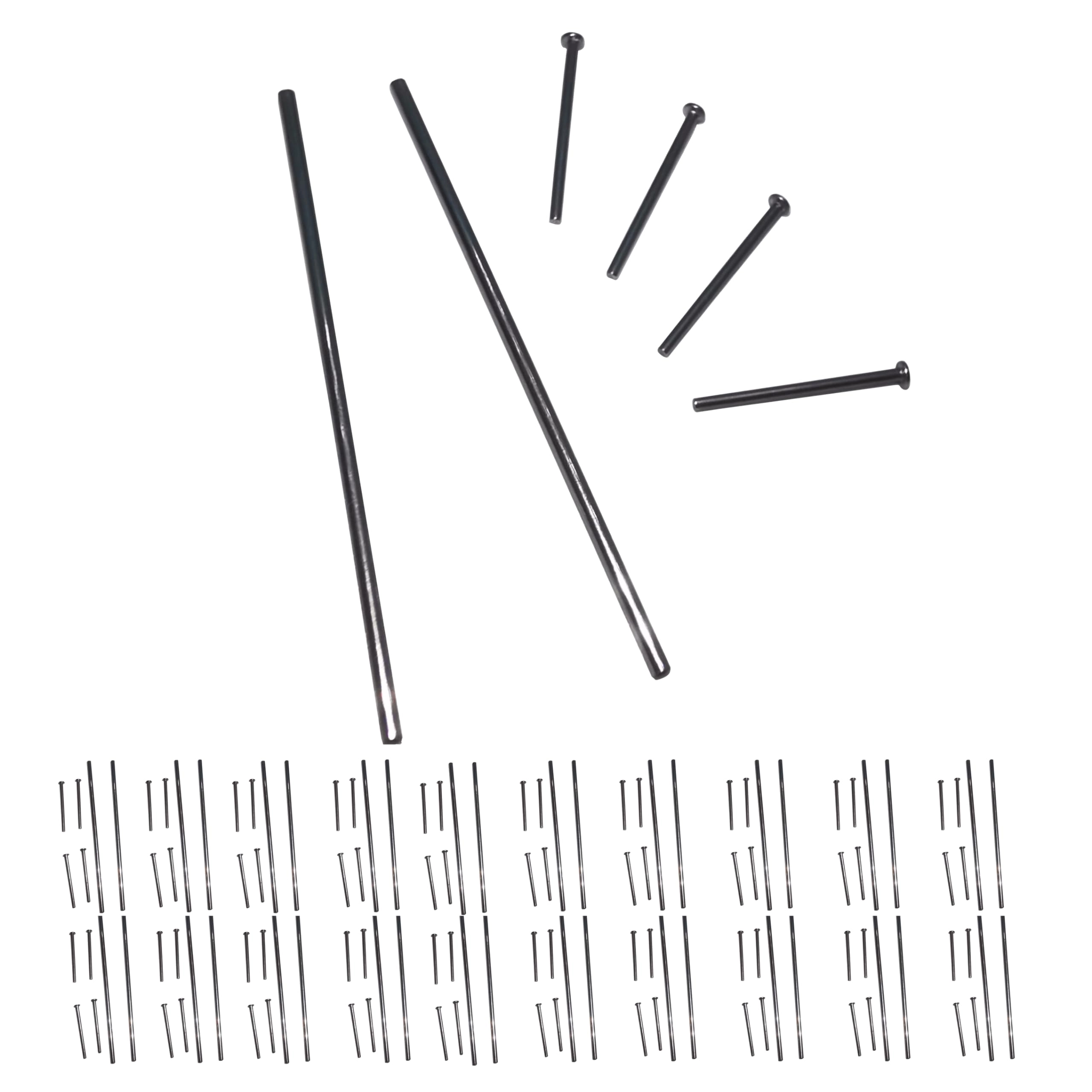 xyelkw Hollow Shaft & Mushroom Nails - 20 Set 1/64 Scale