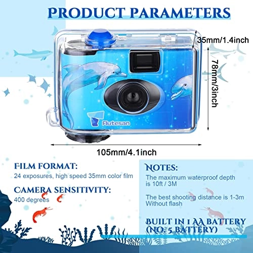 Disposable Camera - 6 Pieces 35 mm 400 ASA/ISO