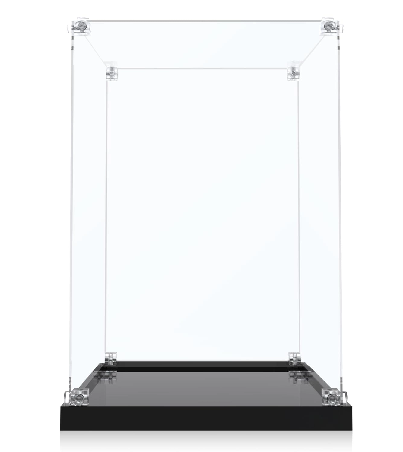 iCUANUTY Lego Acrylic Display Case (21349 Tuxedo Cat) - Dustproof 25 x 25 x 36 cm