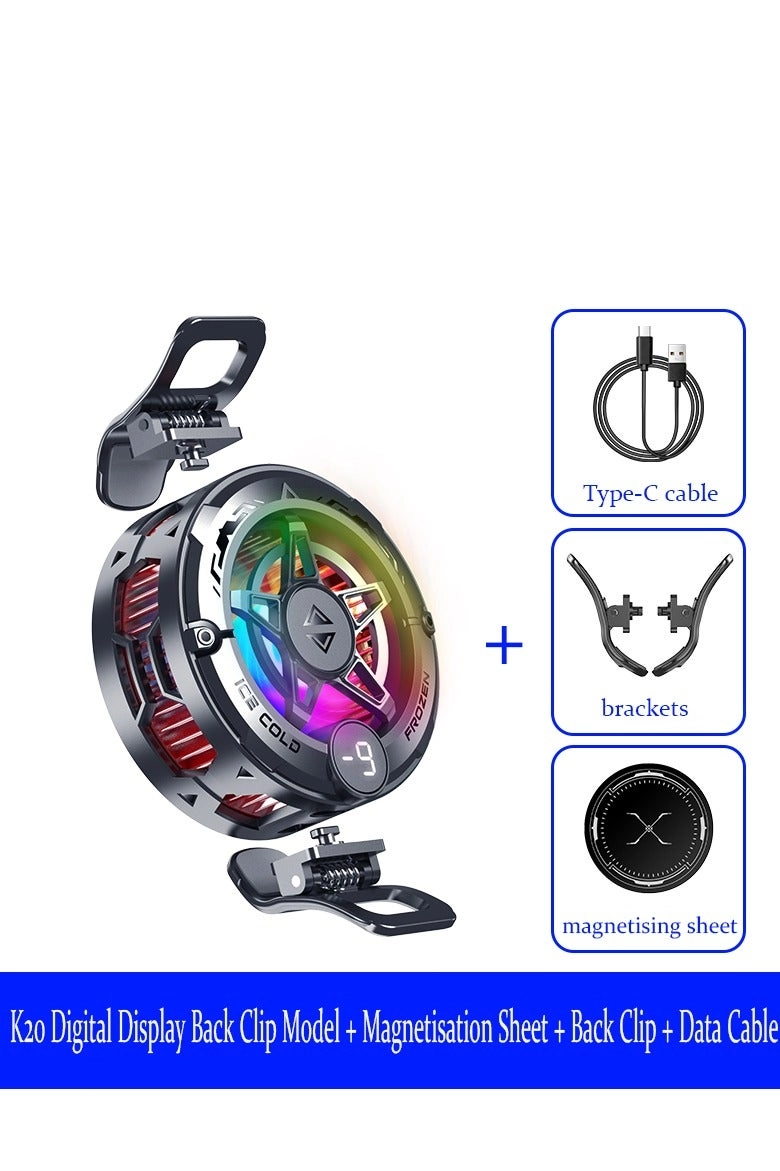 Mobile Phone Cooler - Three-Speed Clamp RGB