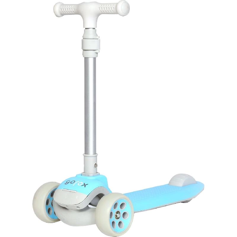 Gorox 3-Wheel Kick Scooter - 4.5" Front and 3" Rear Flashing Wheels